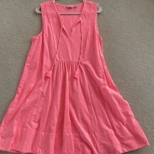 Vineyard Vines XL Bright Pinky Peach Dress